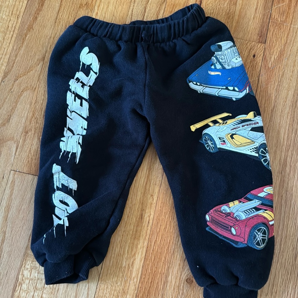 Zara toddler hot wheels pants